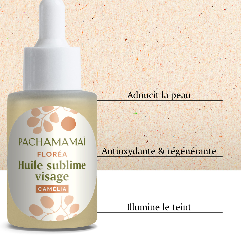 Huile visage camélia Pachamamai - Florea
