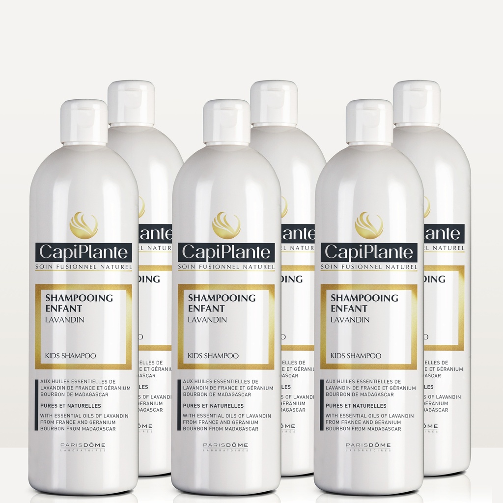 CAPIPLANTE™ Shampoing doux lavandin 500ml - kit de 6 