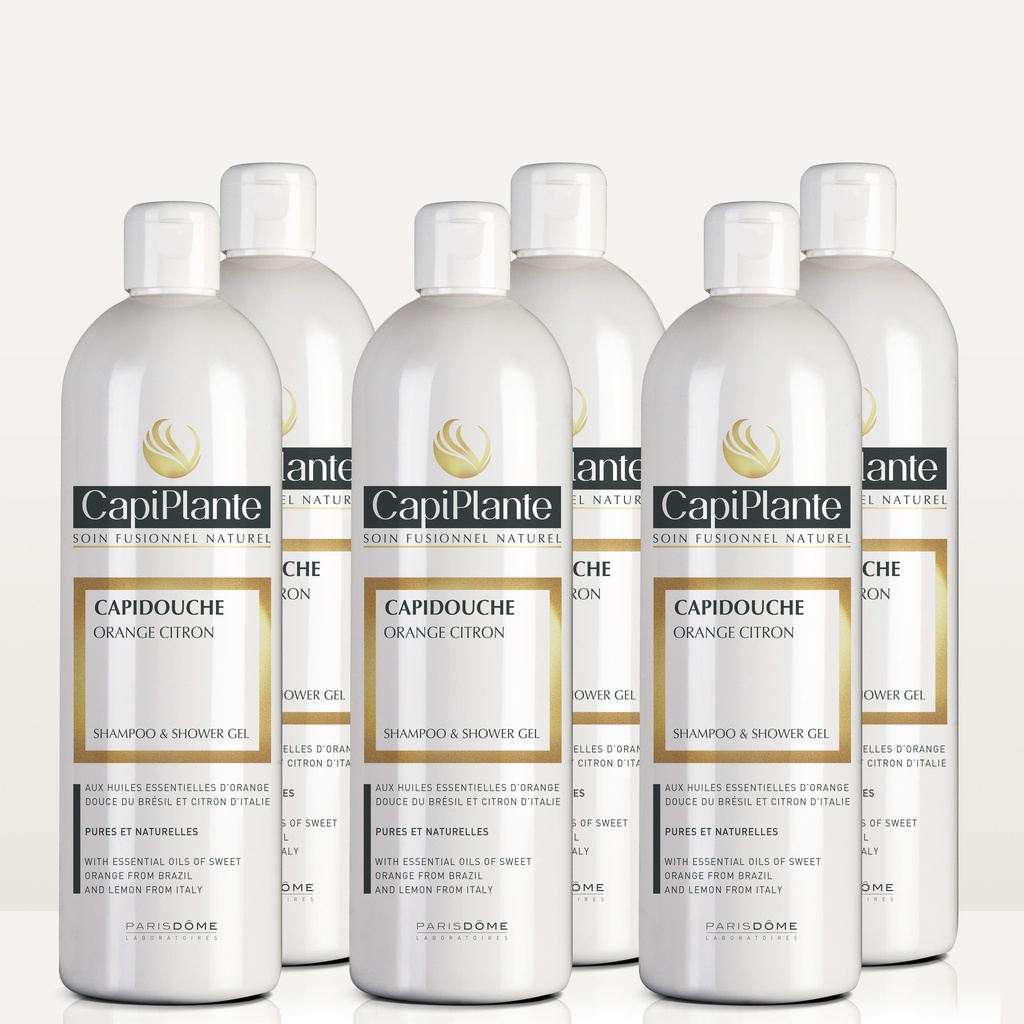 CAPIPLANTE™ Capidouche orange citron 500ml - kit de 6