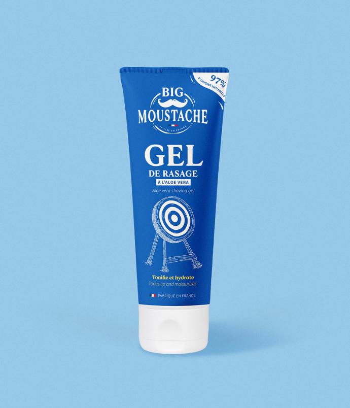 Big Moustache® gel de rasage 75ml - kit de 6