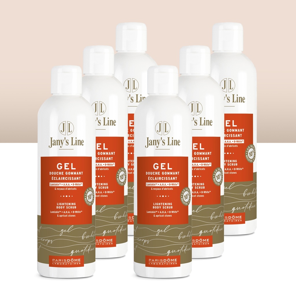 JANY'S LINE™ Gel douche éclaircissant 250 ml - kit de 6 