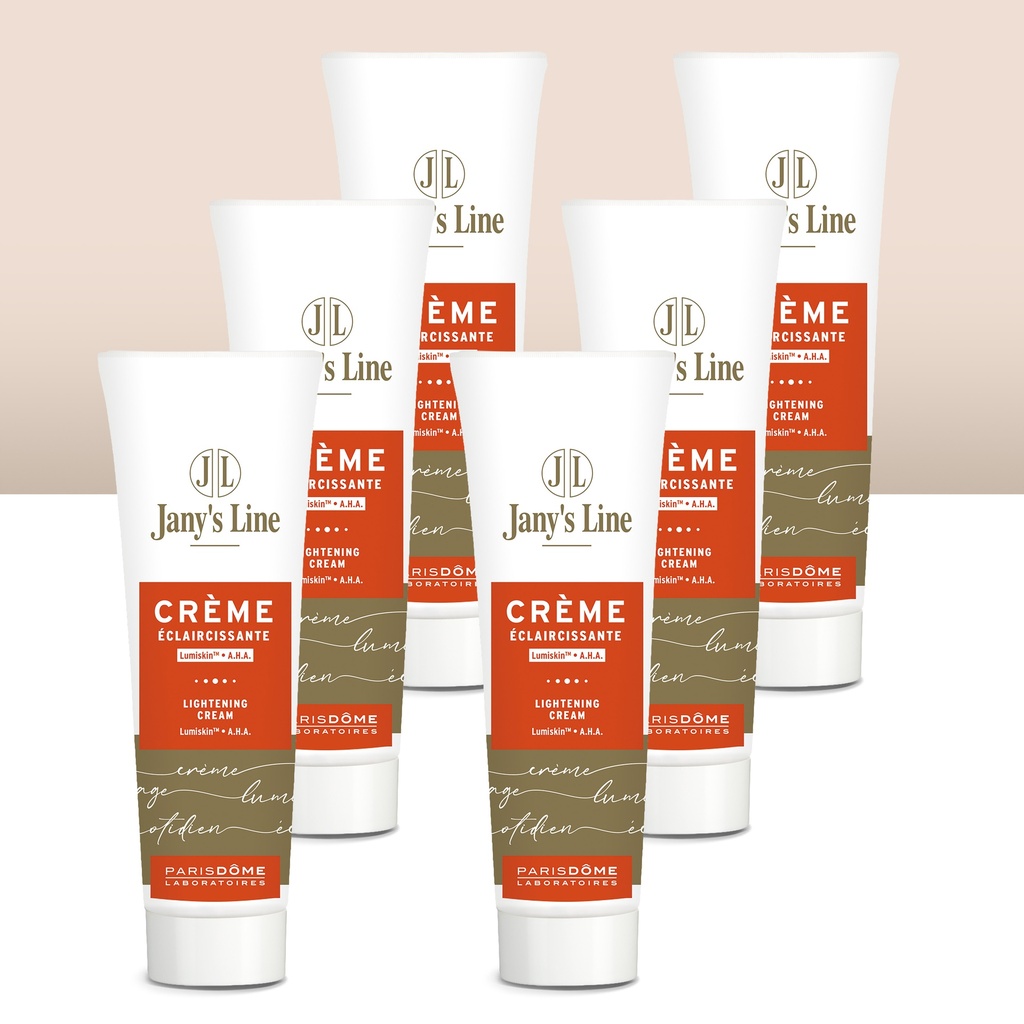 JANY'S LINE™ Crème éclaircissante 50 ml - Kit de 6