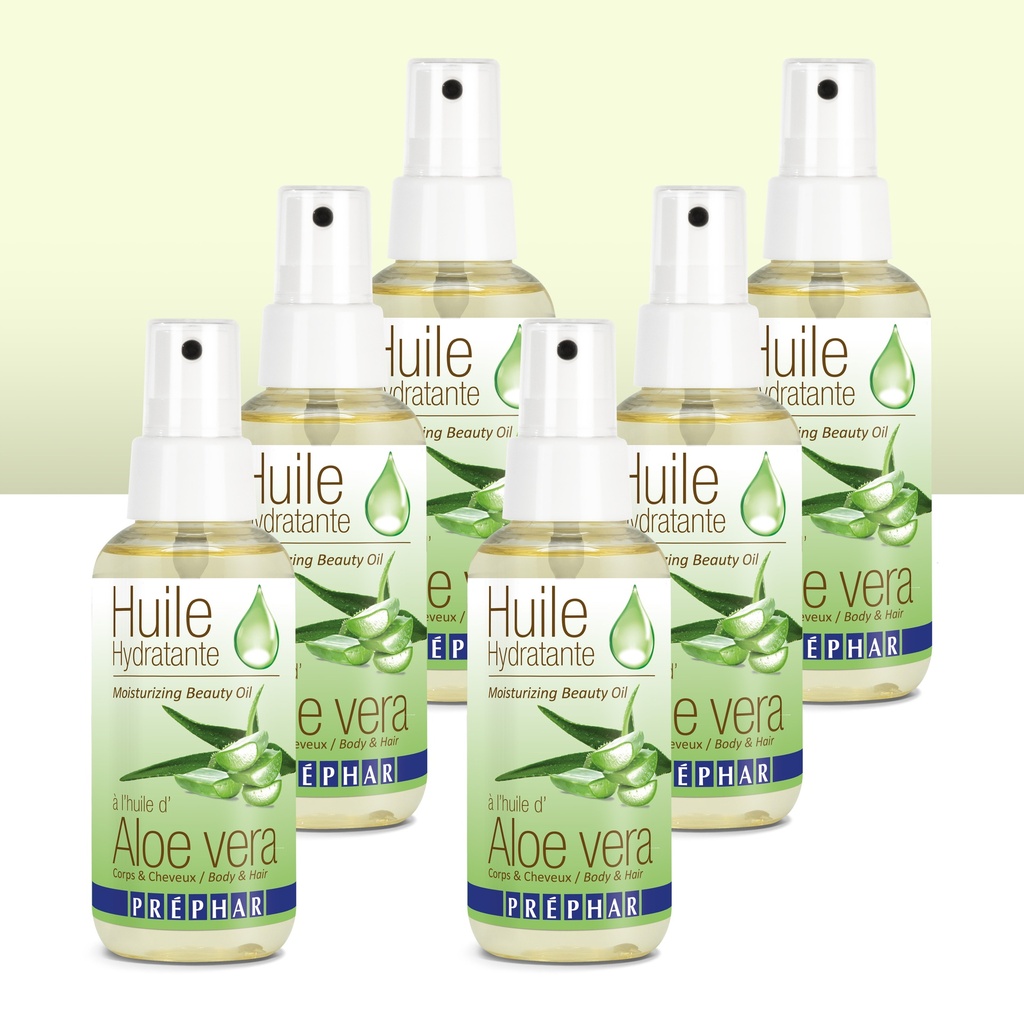 PRÉPHAR™ Huile hydratante à l'huile d'aloe vera 100 ml - kit de 6