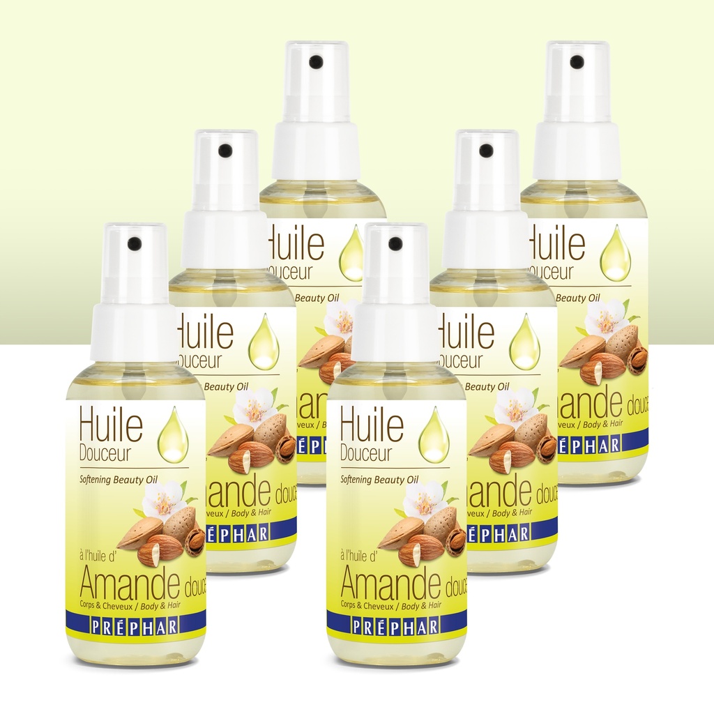 PRÉPHAR™ Huile douceur à l'huile d'amande douce 100 ml - kit de 6