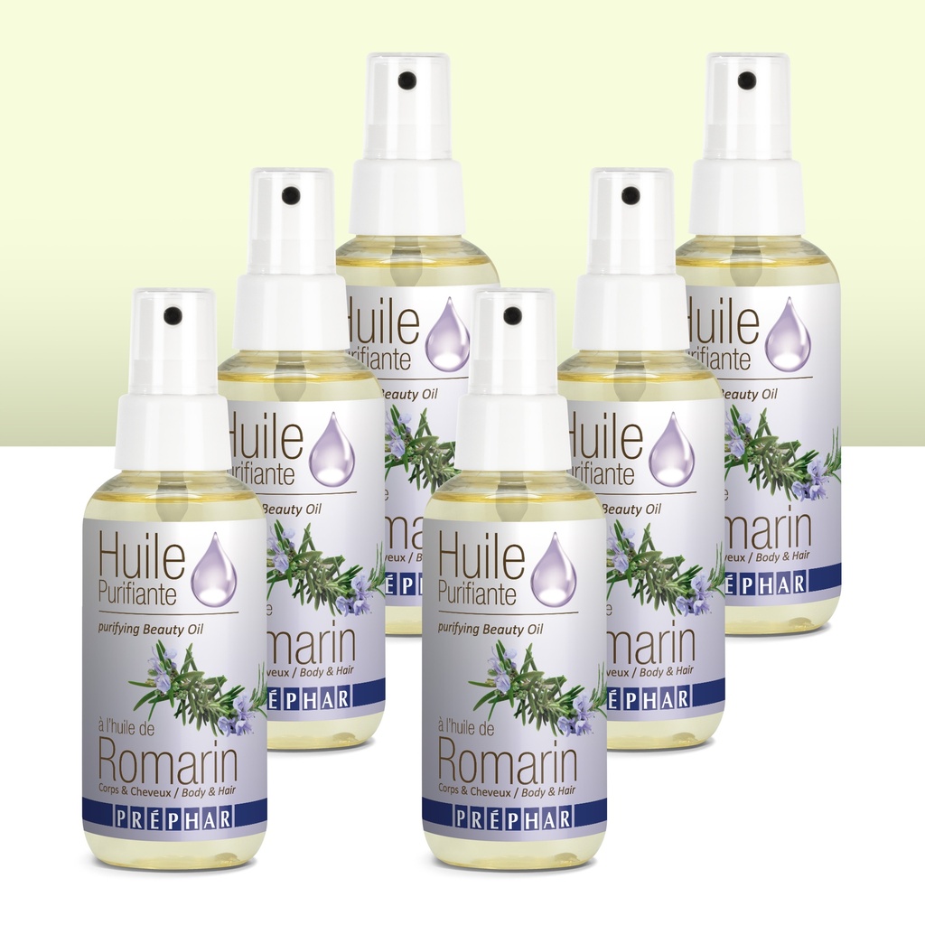 PRÉPHAR™ Huile purifiante à l'huile de romarin 100 ml - kit de 6 