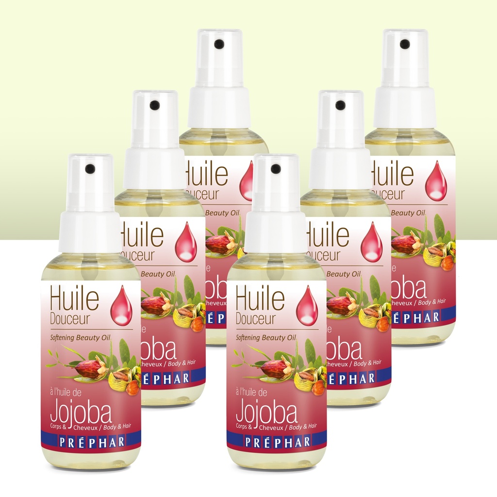 PRÉPHAR™ Huile douceur à l'huile de jojoba 100 ml - kit de 6 