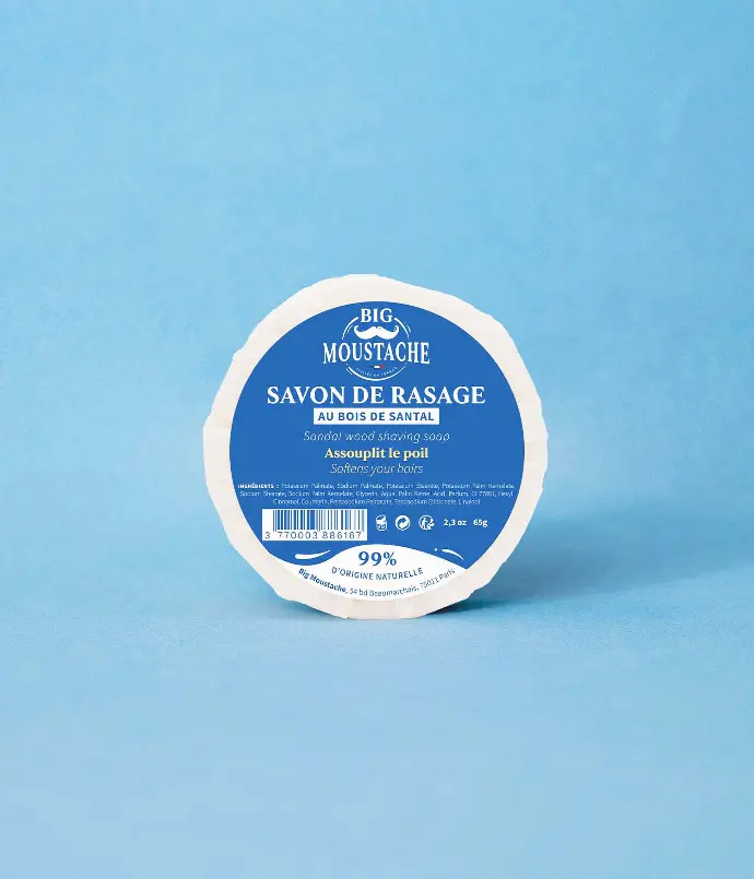 Big Moustache® Savon de rasage 65g - kit de 6