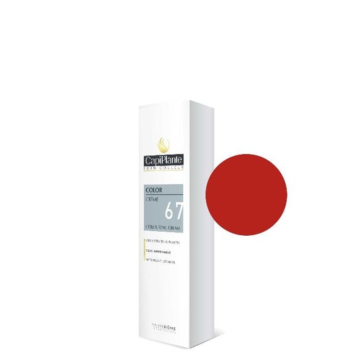 [4CP056AA] COLOR CREME 7.66 BLOND MOYEN ROUGE INTENSE 100 ML CAPIPLANTE