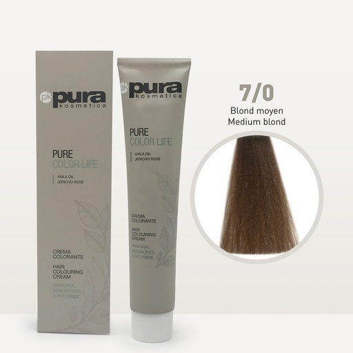 [4CP00206] PURE COLOR LIFE 100 ML. 7/0 Blond moyen OYCC26100700 