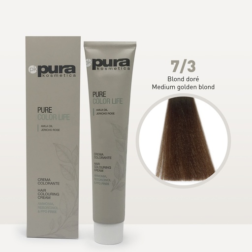 [4CP00213] PURE COLOR LIFE 100 ML. 7/3 Blond doré
