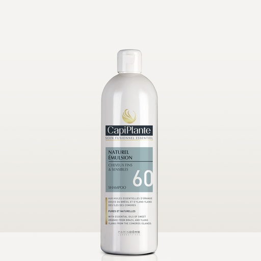 [4CP00333] CAPIPLANTE™ Naturel émulsion cheveux fins et sensibles N°60 500ml - kit de 3 